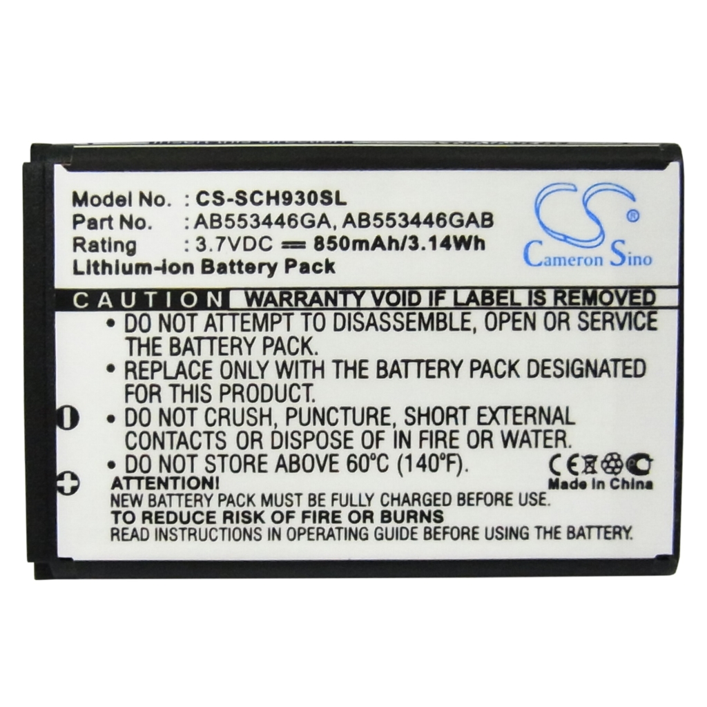 Battery Replaces AB553446GA