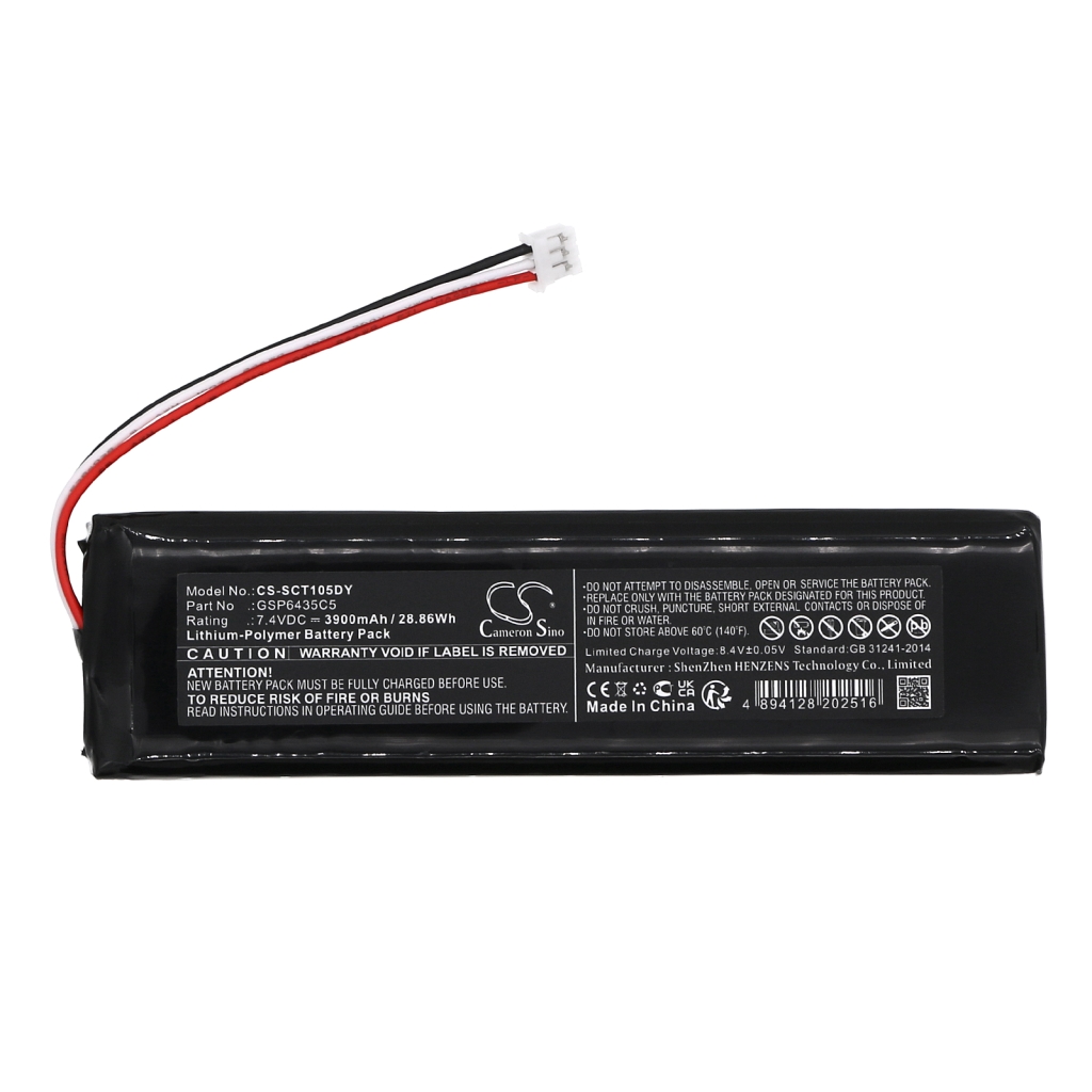 Batterie du lecteur DVD Sencor CS-SCT105DY