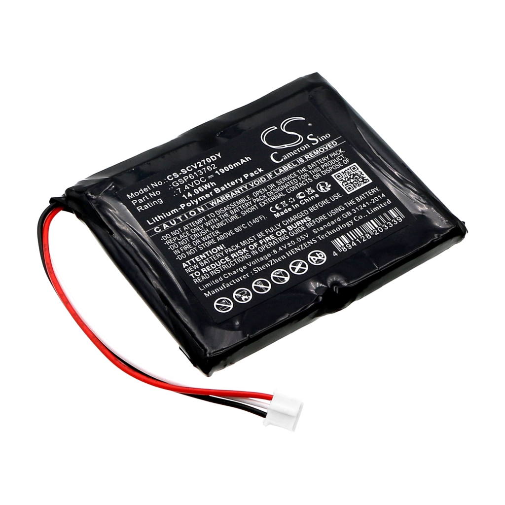 Batteries Batterie du lecteur DVD CS-SCV270DY