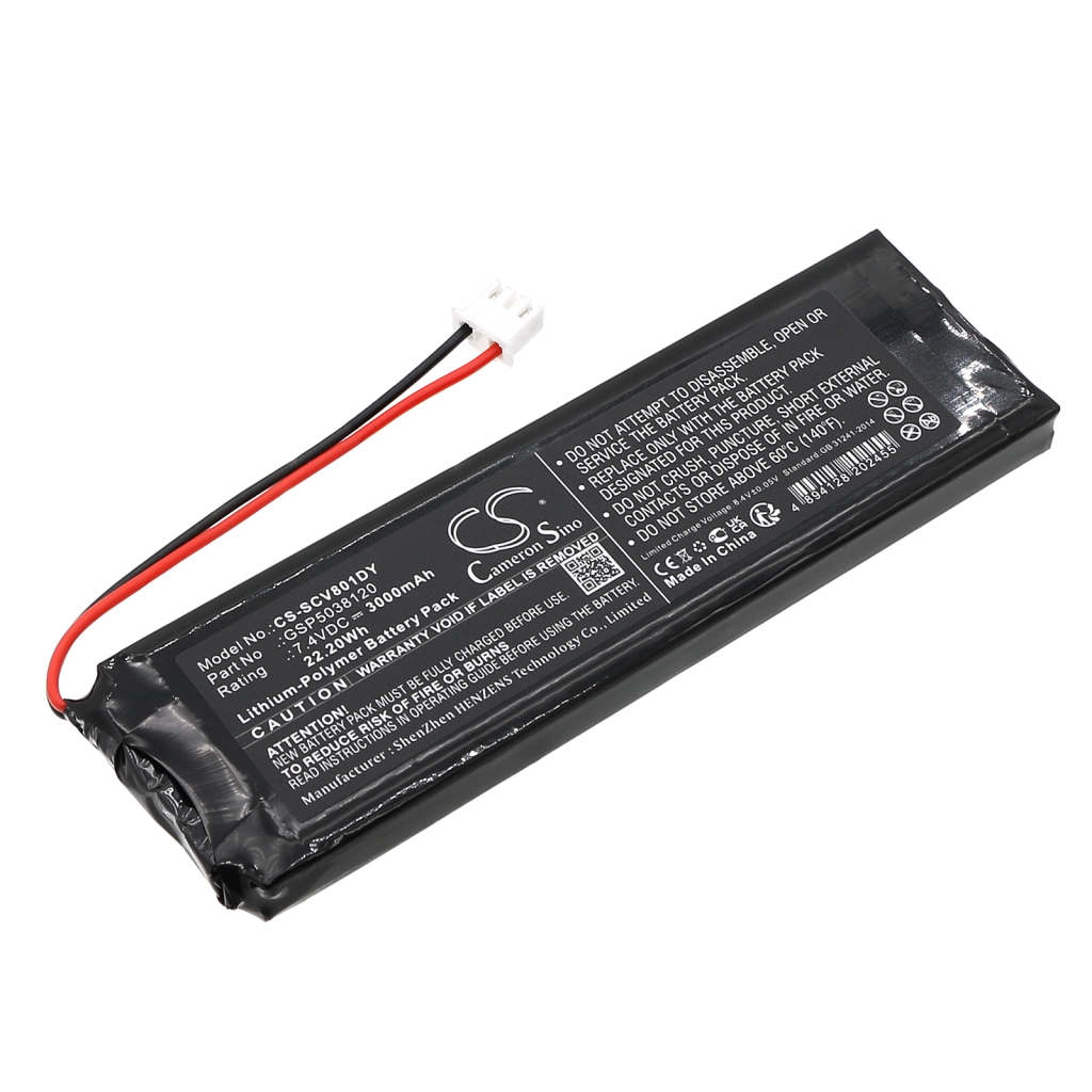 Batteries Batterie du lecteur DVD CS-SCV801DY