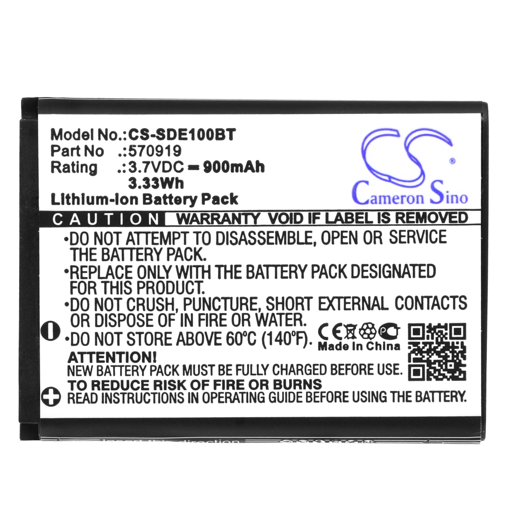 Batterie de caméra de sécurité domestique Sedea CS-SDE100BT