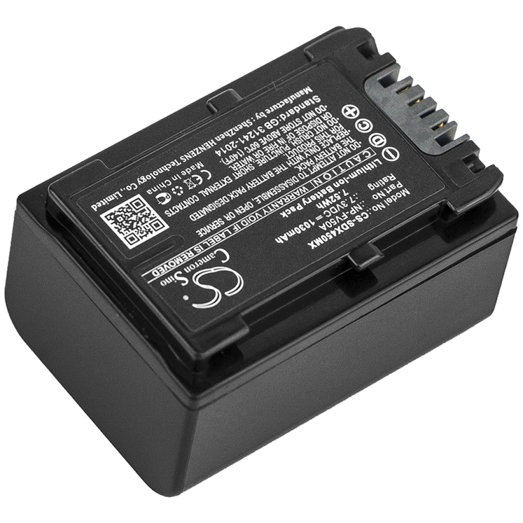 Batterie de l'appareil photo Sony HDR-CX625