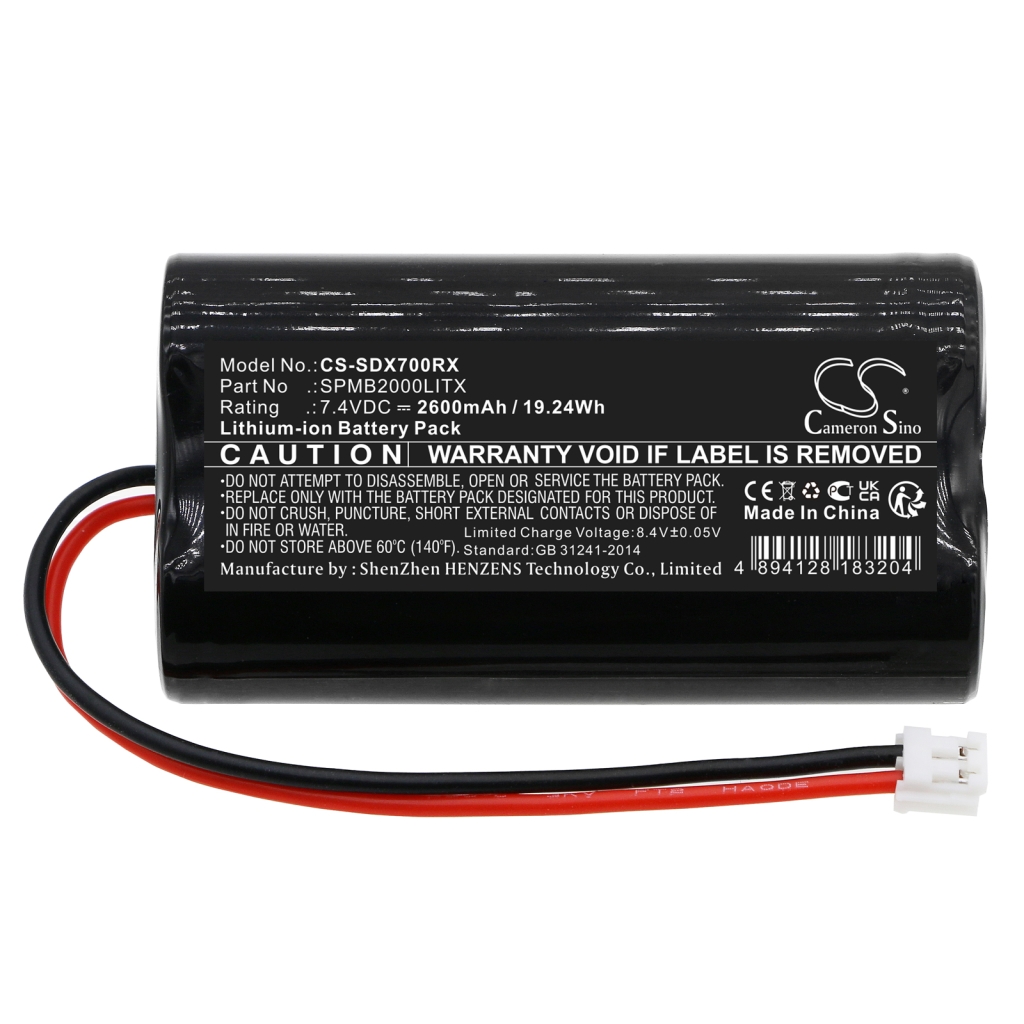 Batteries Remplace SPMB2000LITX