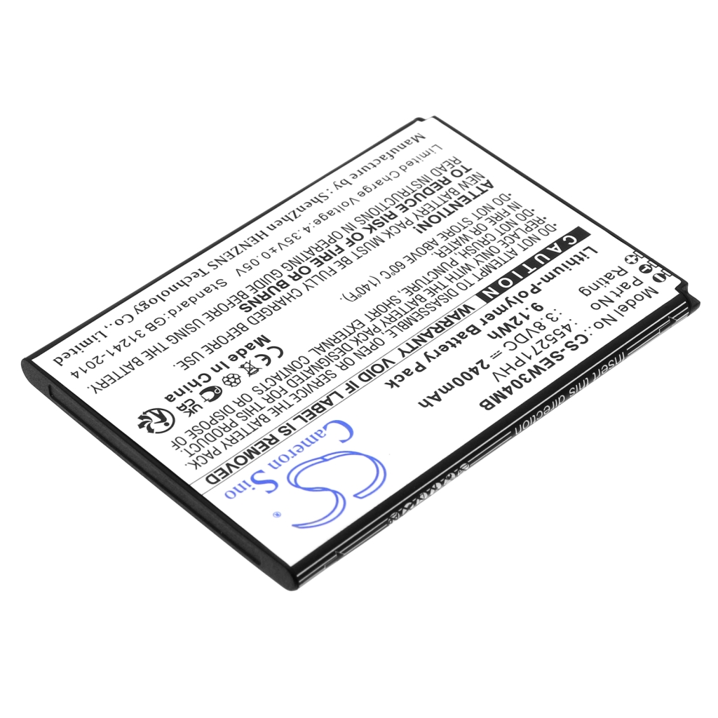 Remplacement de batterie compatible pour Samsung 455271PHV