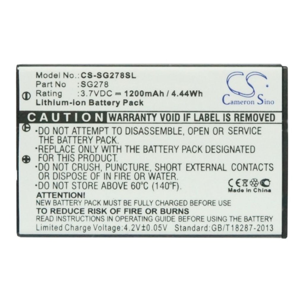 Compatible battery replacement for Zycast