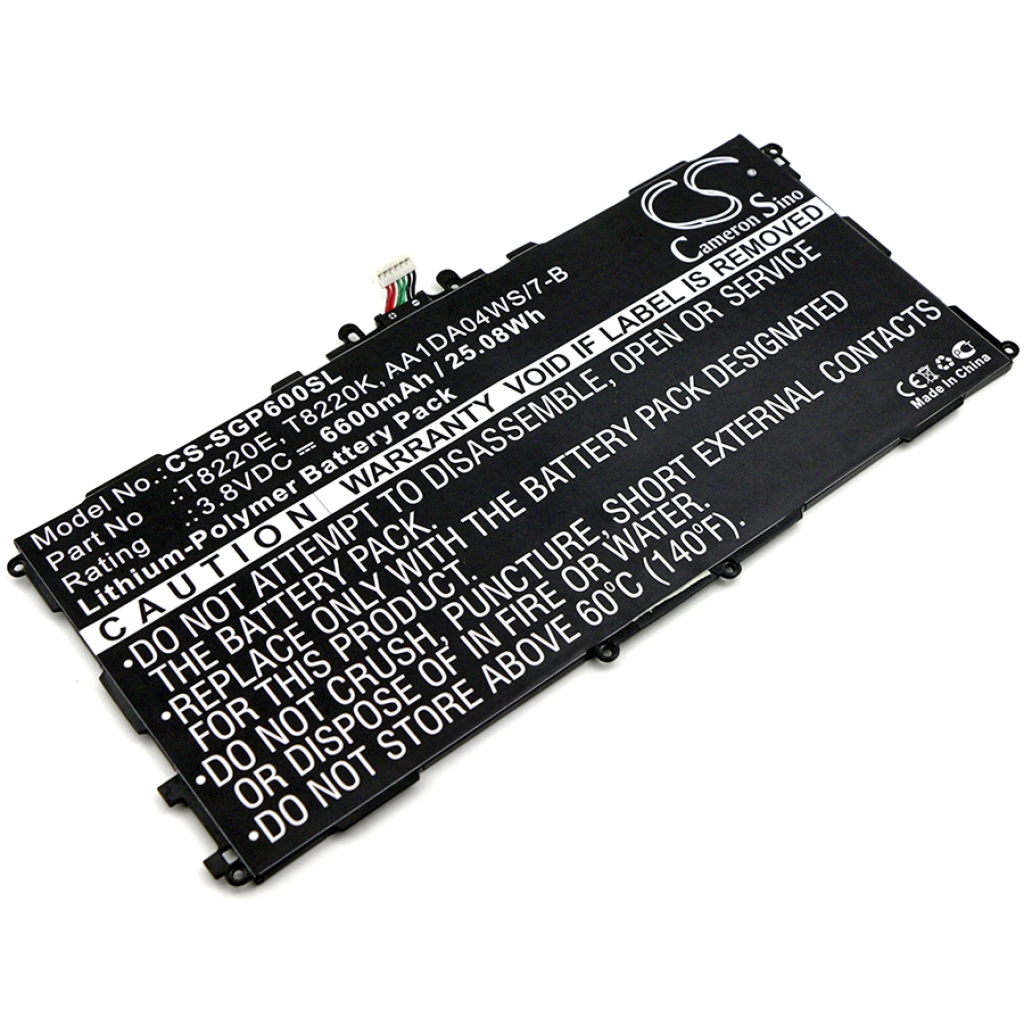 Tablette Batterie Samsung CS-SGP600SL