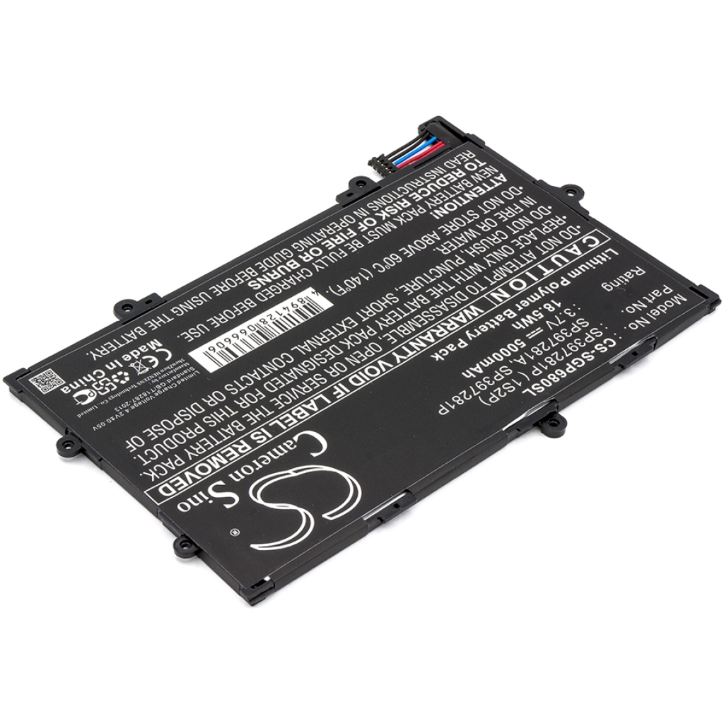 Tablette Batterie Samsung CS-SGP680SL