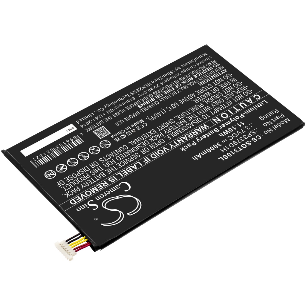 Tablette Batterie Samsung CS-SGT310SL