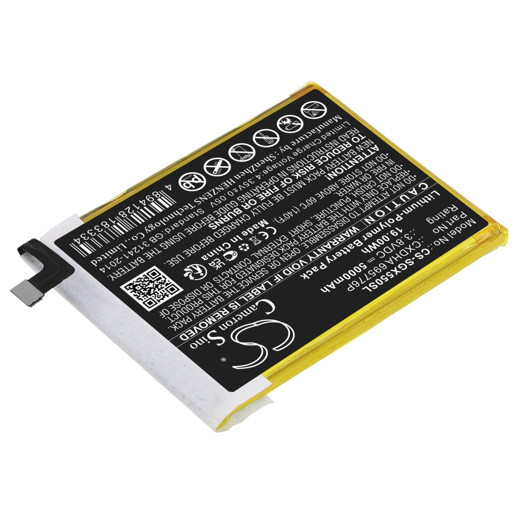 Compatible battery replacement for SkyGolf CXDHA 695776P