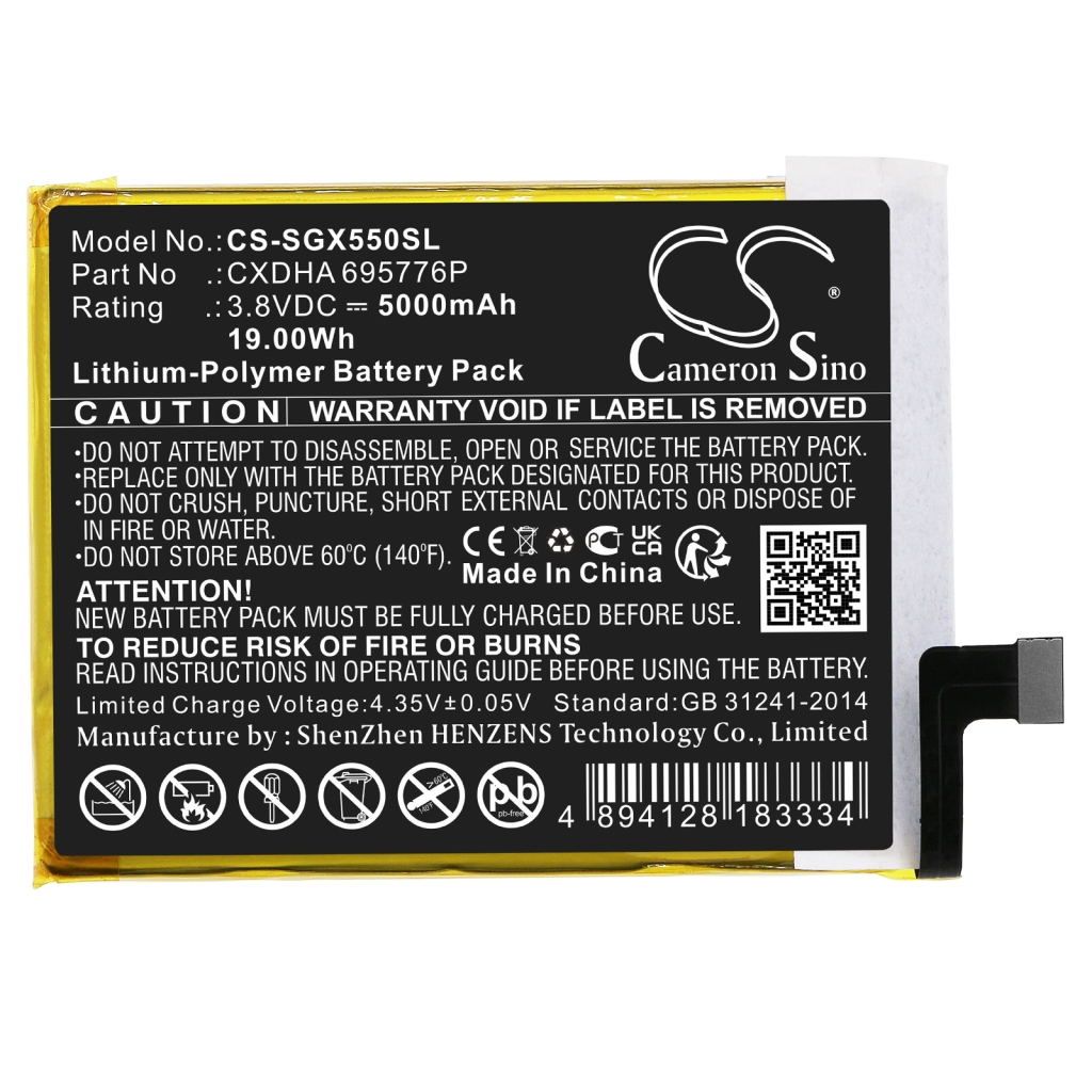 Batteries Remplace CXDHA 695776P