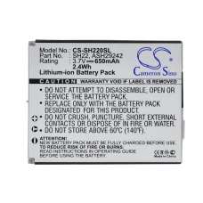 Compatible battery replacement for Sharp ASH29242,SH22