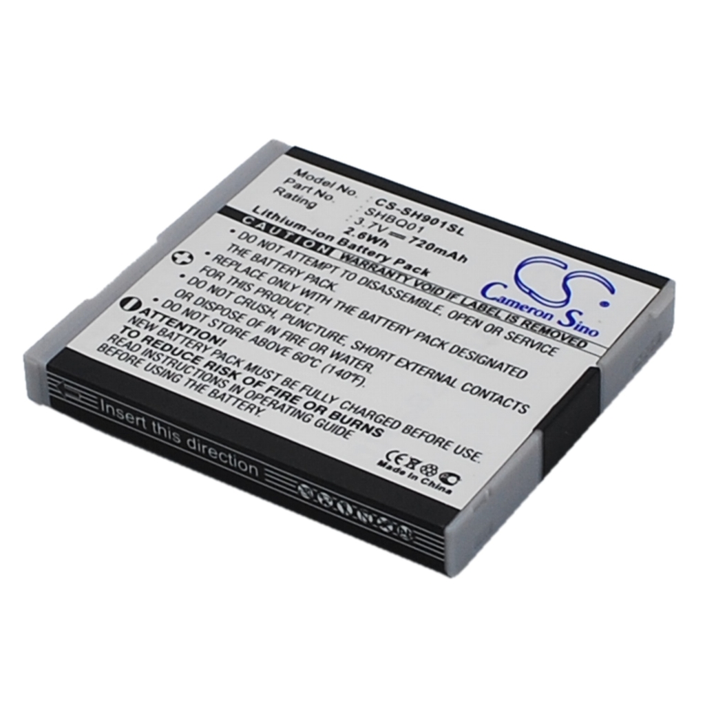 Compatible battery replacement for Sharp SHBQ01