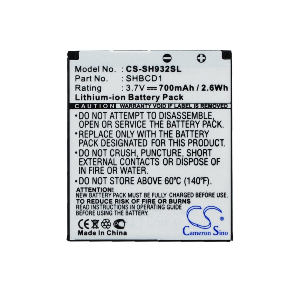 Battery Replaces SHBCD1