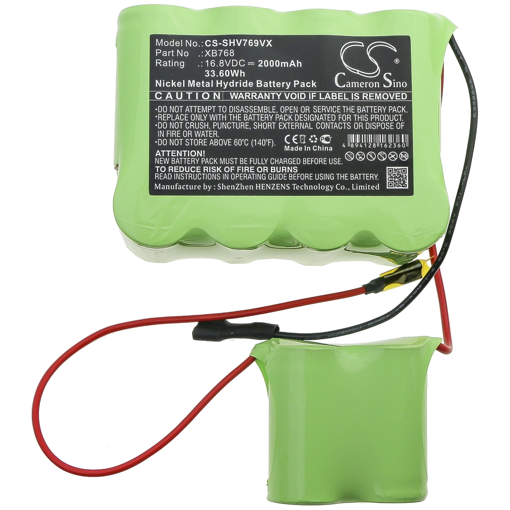 Compatible battery replacement for Shark XB768