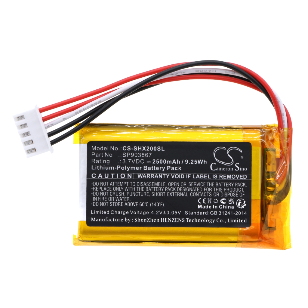 Compatible battery replacement for Sony SP903867