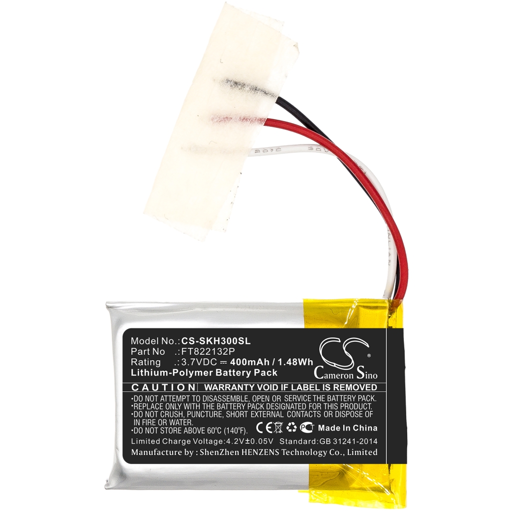 Compatible battery replacement for Skullcandy FT822132P