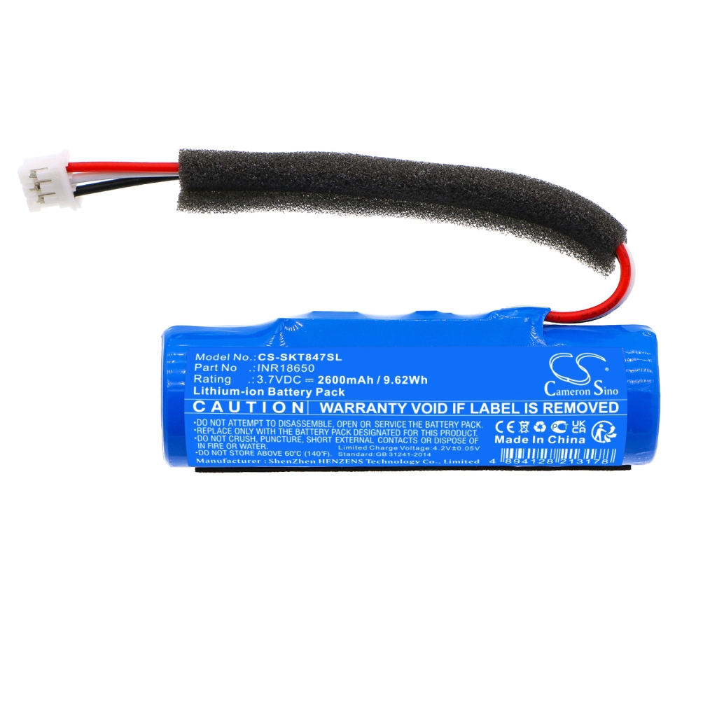 Compatible battery replacement for Skullcandy INR18650