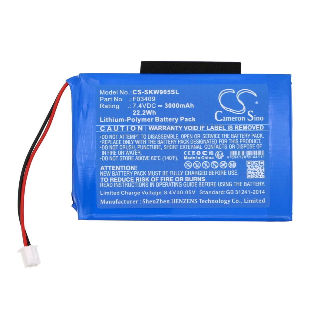 Remplacement de batterie compatible pour Satlink F03409