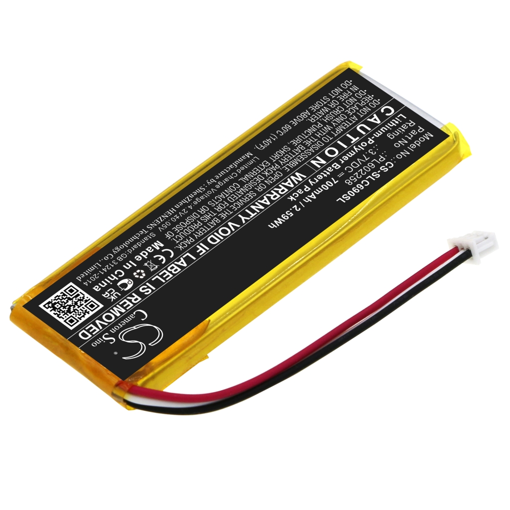 Compatible battery replacement for Steelseries PL602258