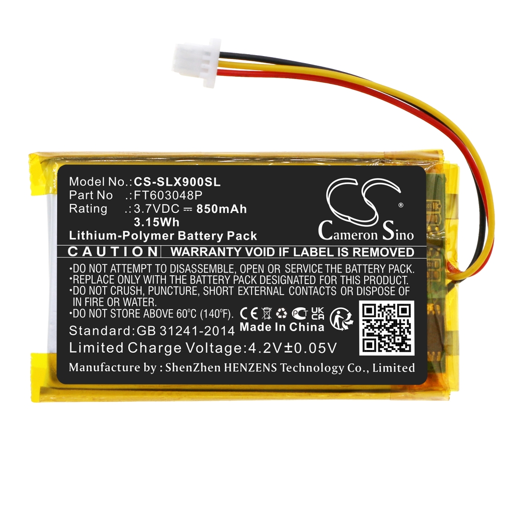 Compatible battery replacement for Steelseries FT603048P