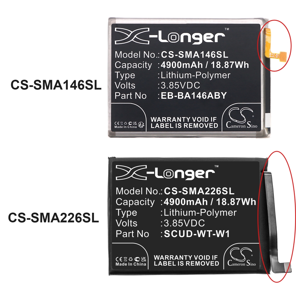 Mobile Phone Battery Samsung CS-SMA146SL