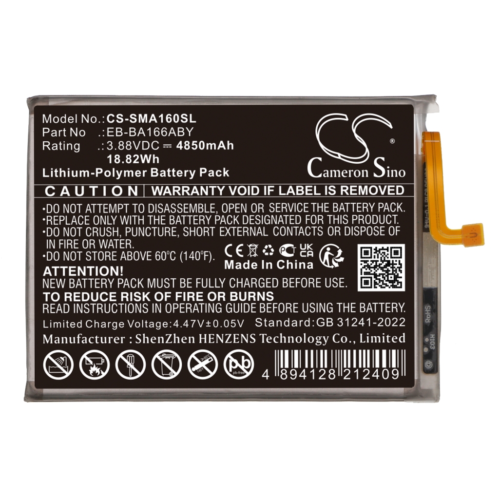 Mobile Phone Battery Samsung CS-SMA160SL