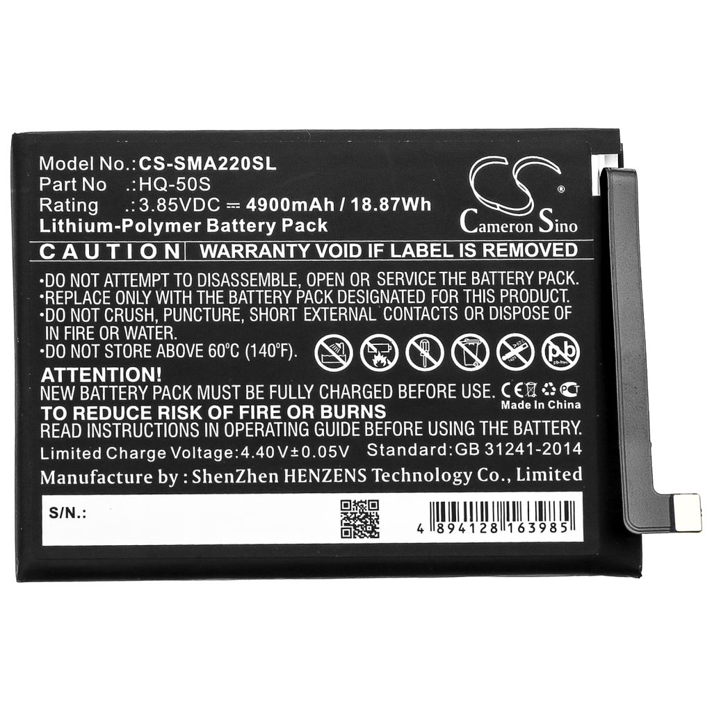 Batterie de téléphone portable Samsung CS-SMA220SL