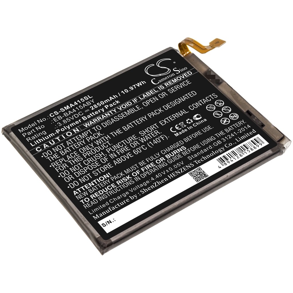 Batterie de téléphone portable Samsung CS-SMA415SL