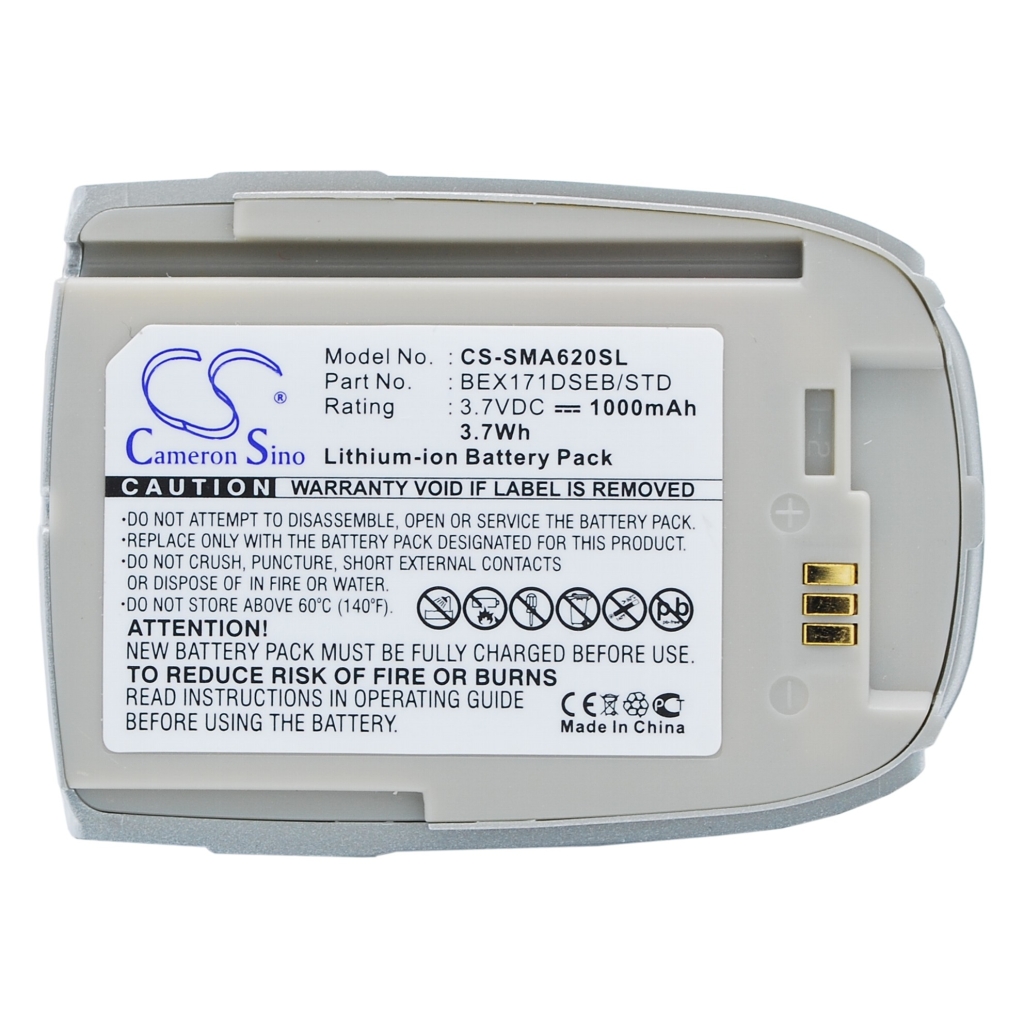 Batterie de téléphone portable Samsung CS-SMA620SL