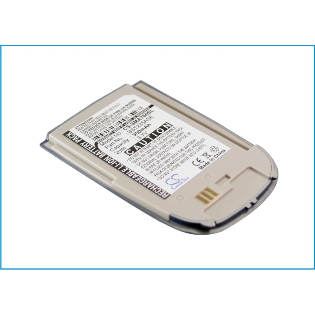 Batterie de téléphone portable Samsung CS-SMA760SL