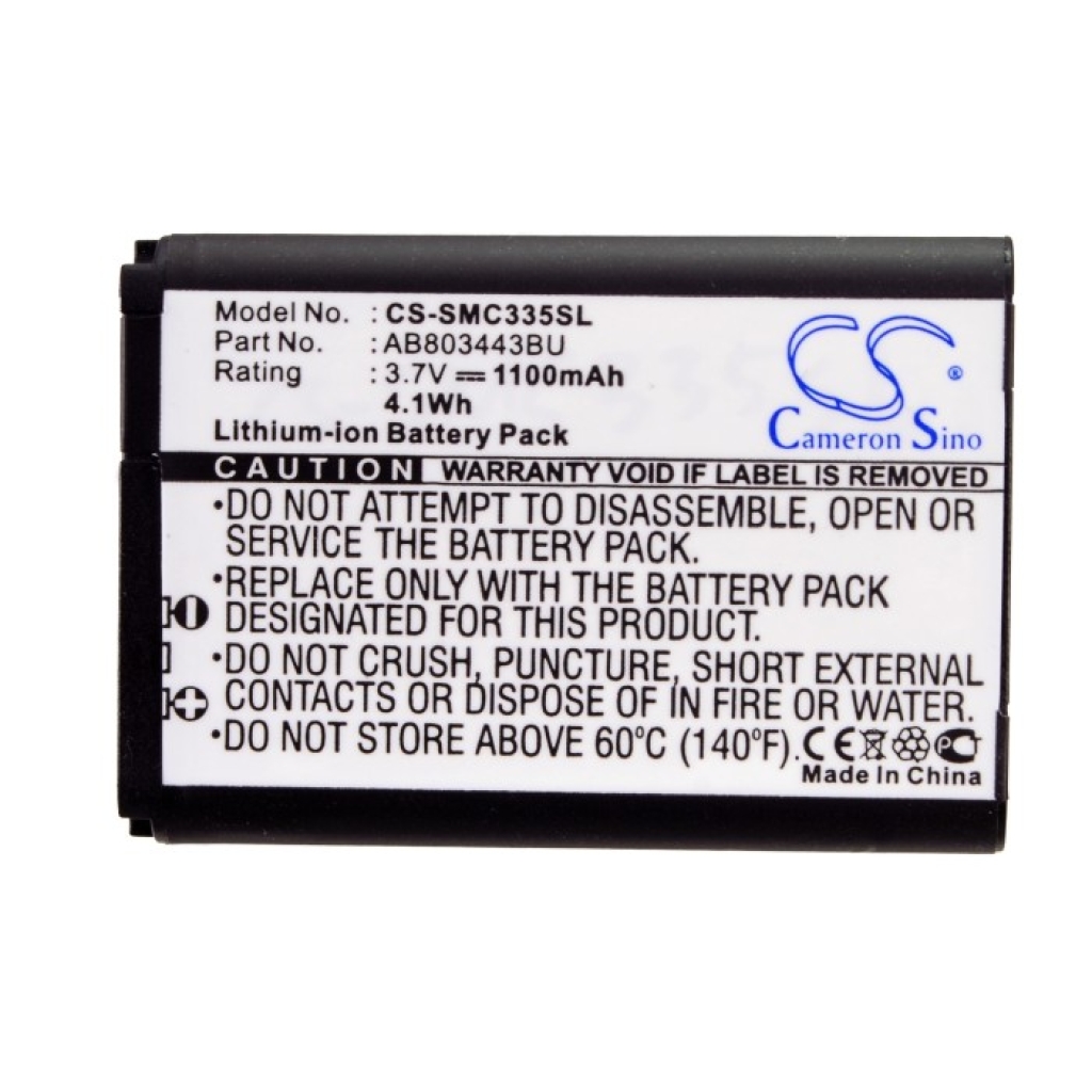 Battery Replaces AB803443BU