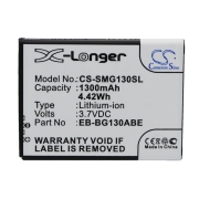 CS-SMG130SL<br />Batterie pour  remplace la batterie EB-BG130ABE