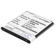 Remplacement de batterie compatible pour Samsung  GH43-04433A, EB-BG388BBECWW, EB-BG388BBE