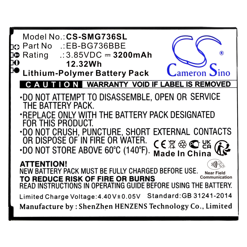 Mobile Phone Battery Samsung SM-G736U1