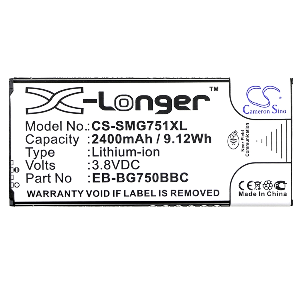 Batteries Remplace EB-BG750BBC