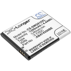 Remplacement de batterie compatible pour Samsung  AB474350BA, AB474350DU, AB474350BEC, AB474350DE, AB474350BE...