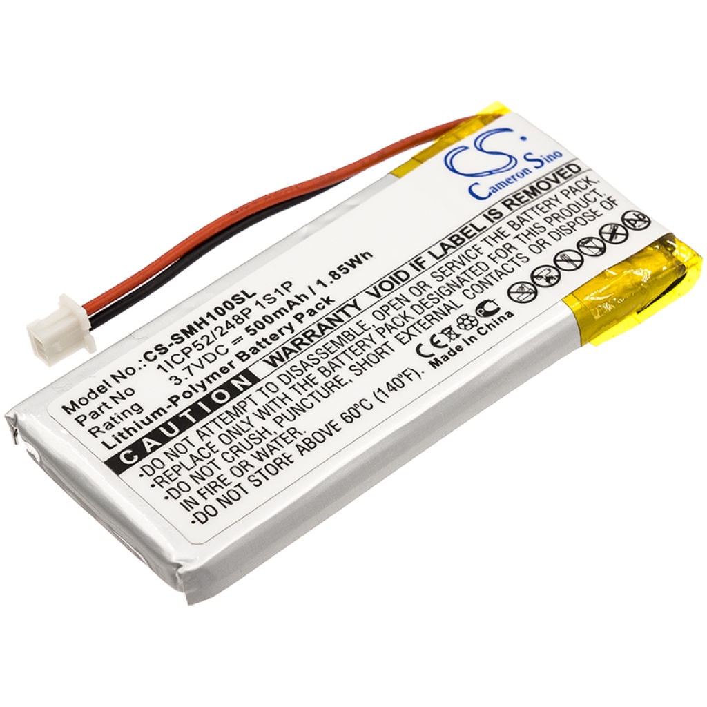 Compatible battery replacement for Sena 1ICP52/248P 1S1P