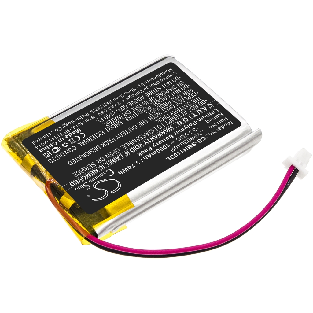 Compatible battery replacement for Sena YP803040P