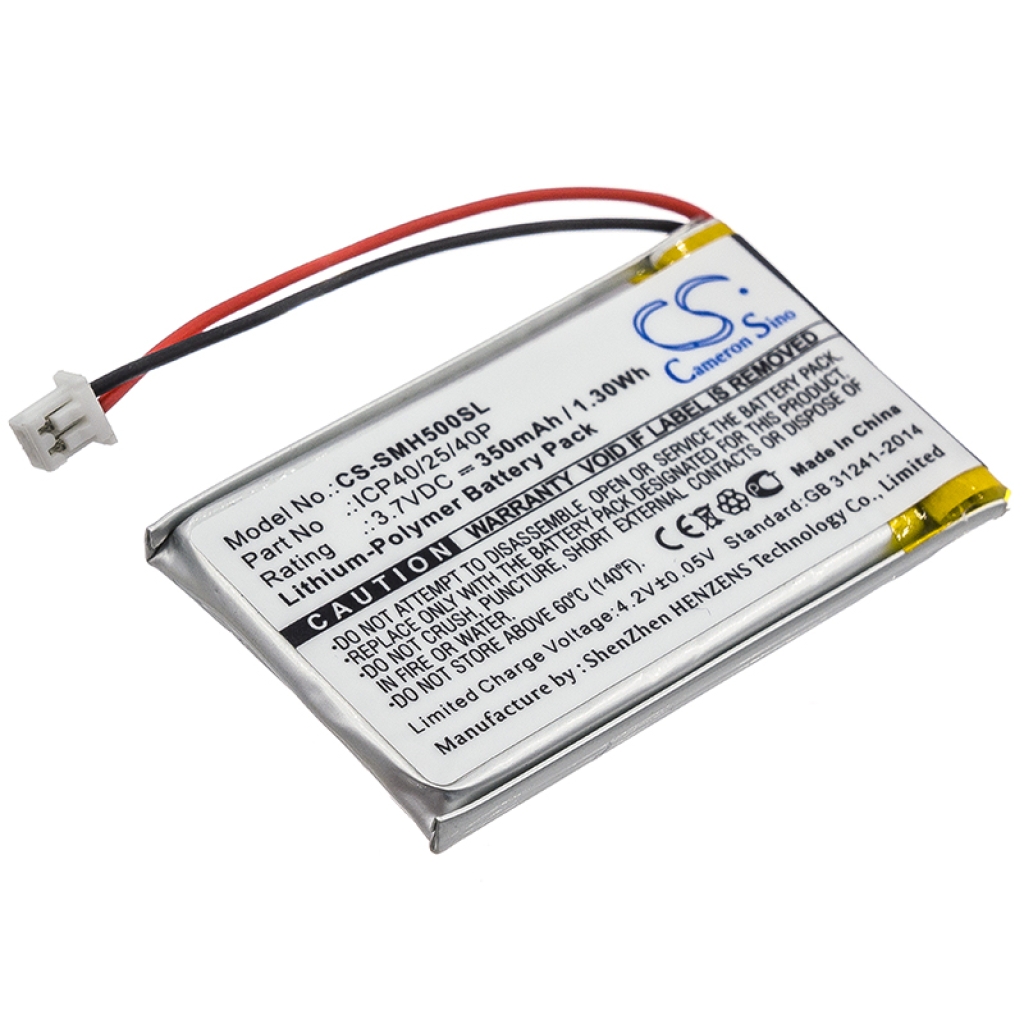 Compatible battery replacement for Sena ICP40/25/40P