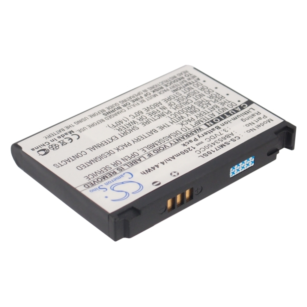 Remplacement de batterie compatible pour Samsung AB653450CC