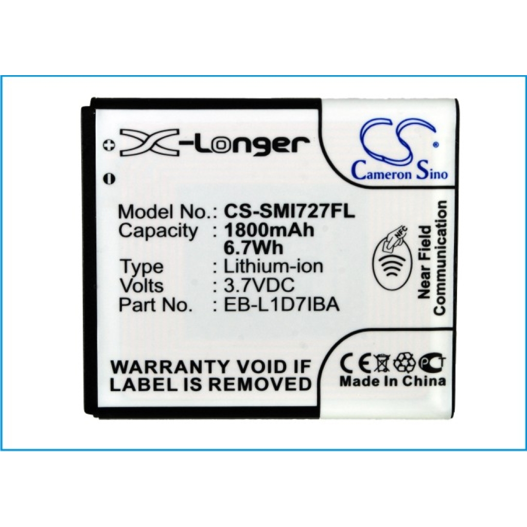 Battery Replaces EB-L1D7IBA