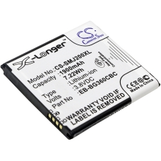 Remplacement de batterie compatible pour Samsung EB-BG360BBE,EB-BG360CBC,EB-BG360CBE,EB-BG360CBU,EB-BG360CBZ