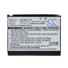 Remplacement de batterie compatible pour Samsung AB813851CA,AB813851CABSTD