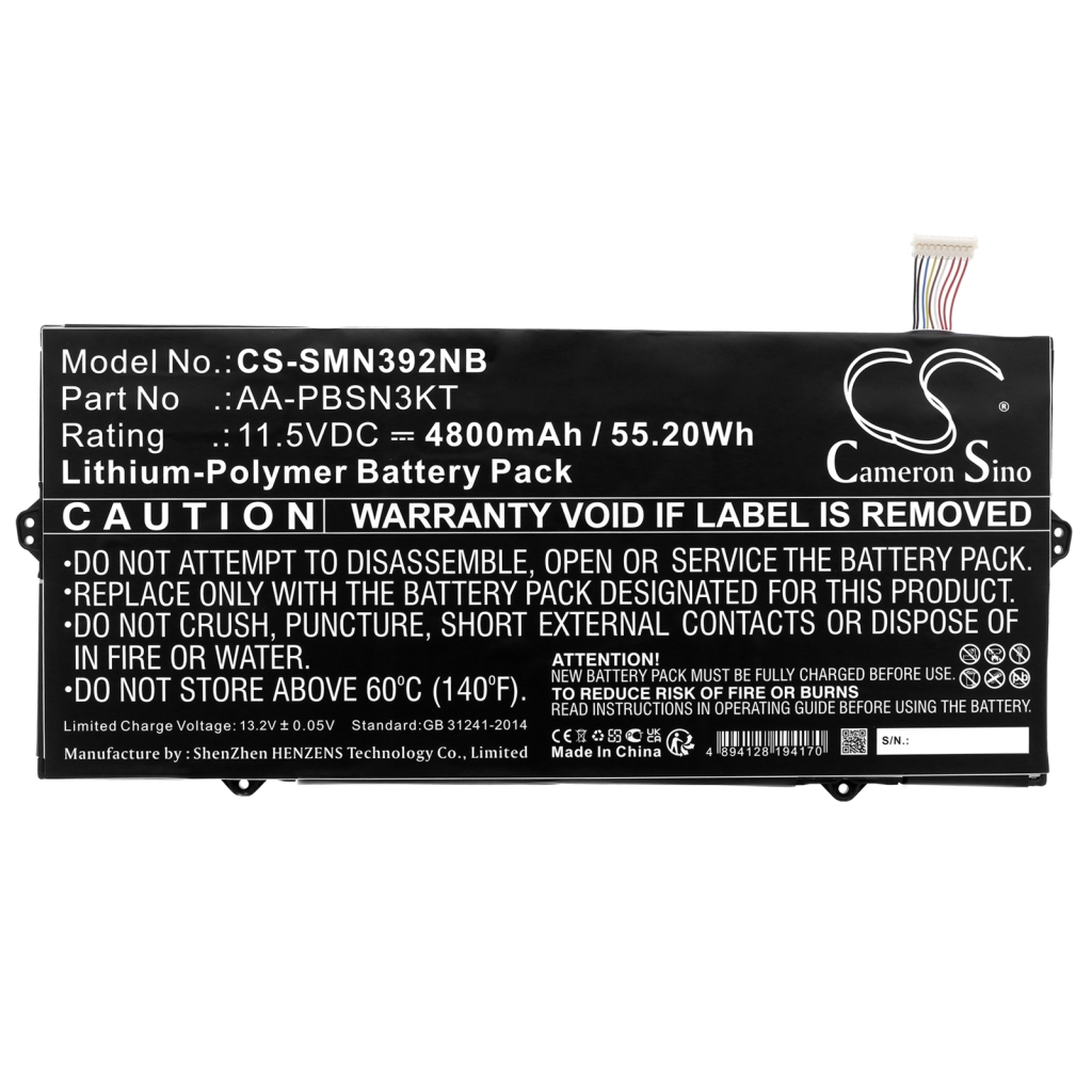 Batterie pour ordinateur portable Samsung NP930MBE-K01US