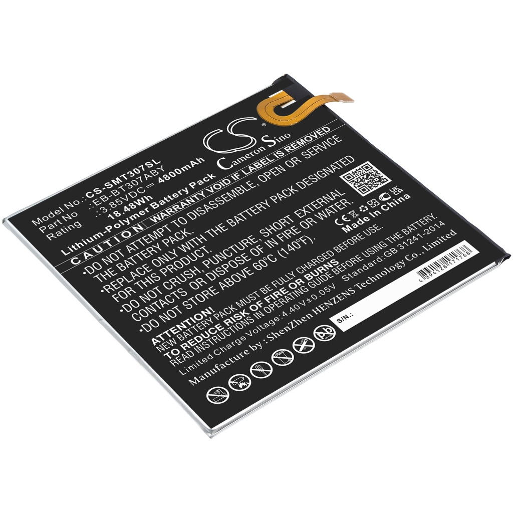 Tablet Battery Samsung CS-SMT307SL