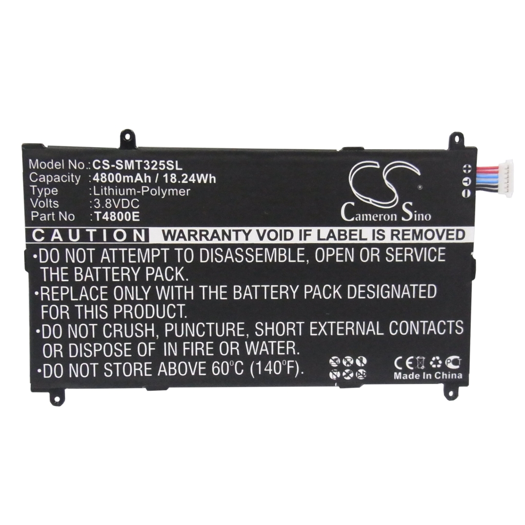 Compatible battery replacement for Samsung T4800E