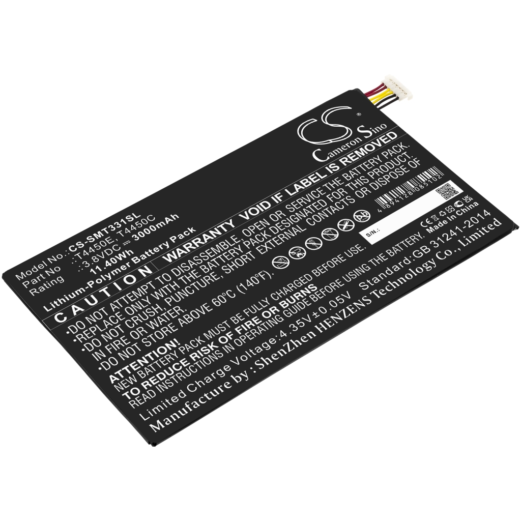 Tablette Batterie Samsung CS-SMT331SL