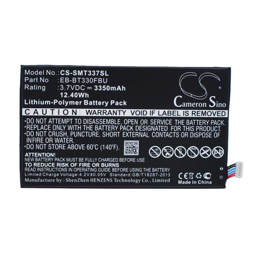 Tablette Batterie Samsung CS-SMT337SL