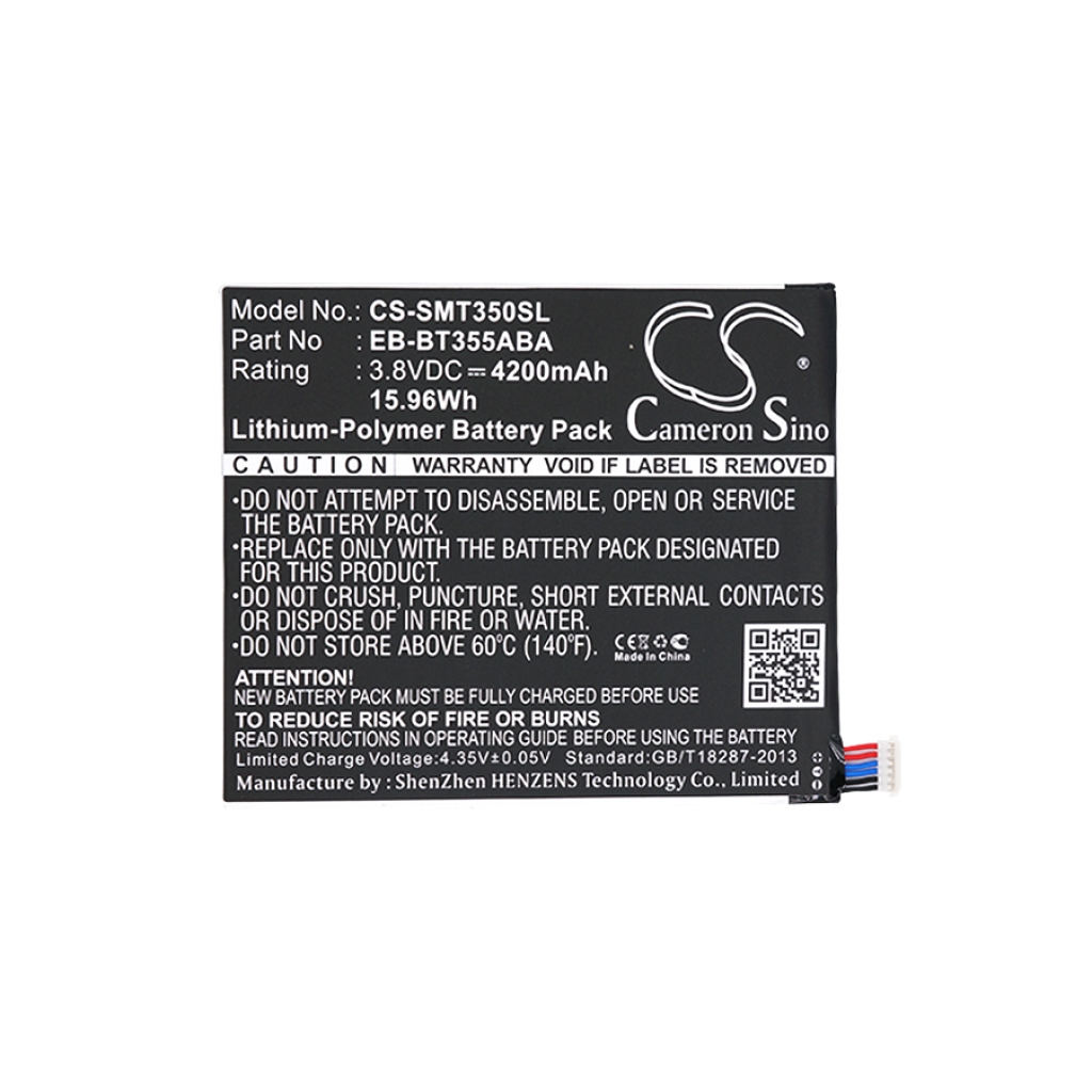 Tablette Batterie Samsung CS-SMT350SL