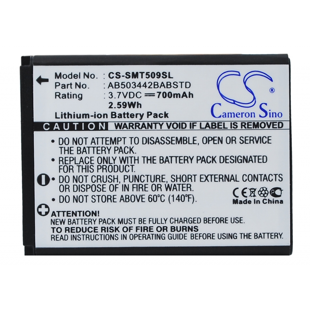 Mobile Phone Battery Samsung CS-SMT509SL